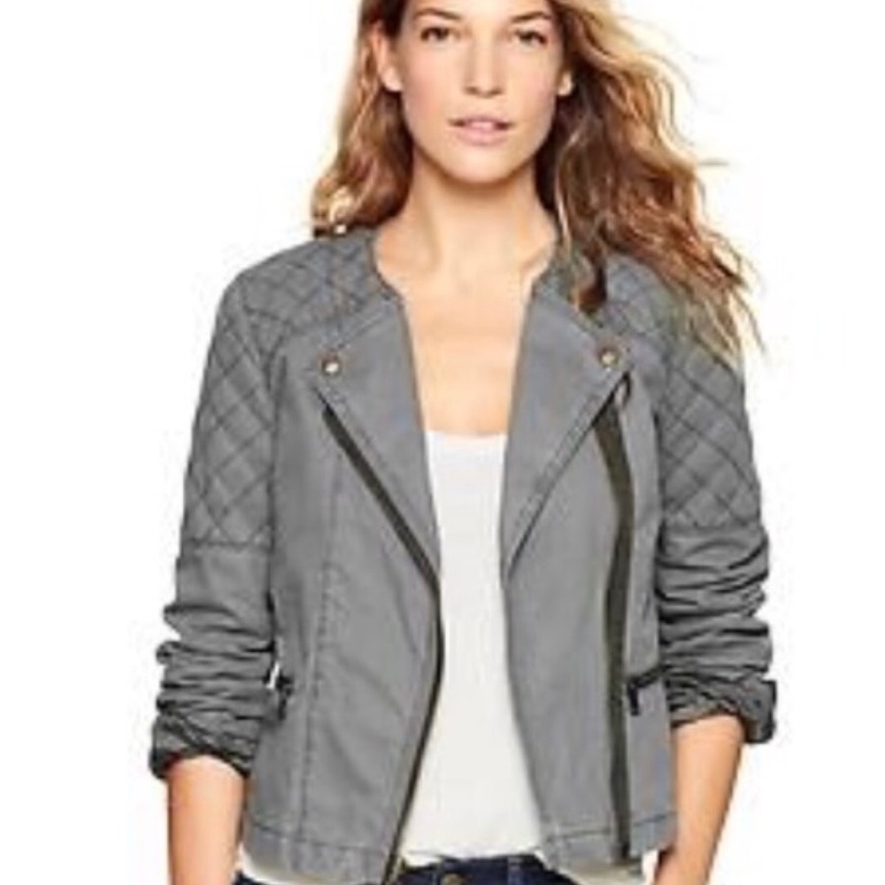 GAP Quilted Moto Jacket